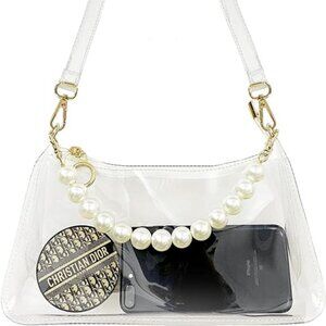 Clear cute hobo tote handbag